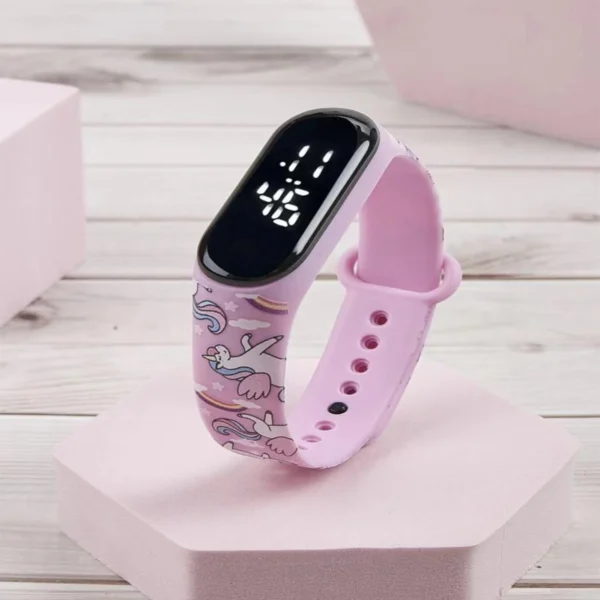 New Cartoon LED Figure Watch Children's Student Bracelet Watch Touch Electronic Watch - Imagen 10