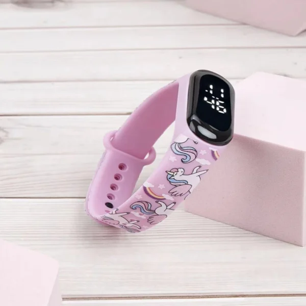 New Cartoon LED Figure Watch Children's Student Bracelet Watch Touch Electronic Watch - Imagen 6