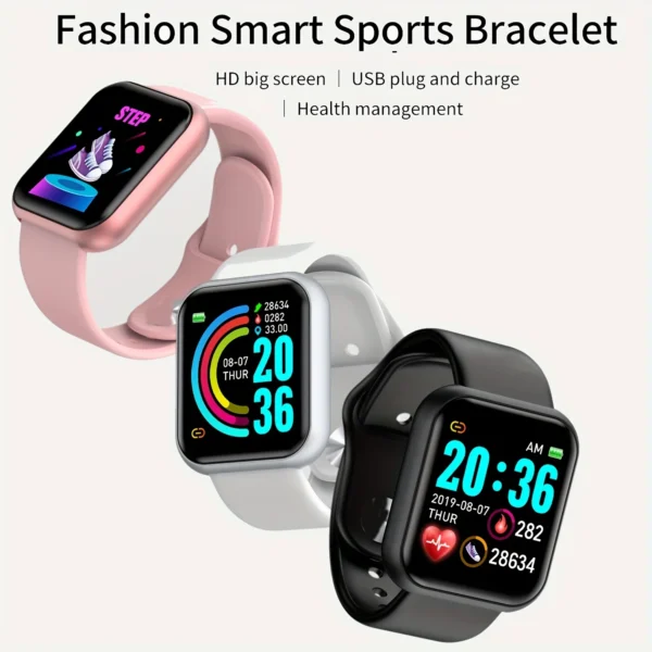 Smart Watch For Women Men Wristwatch Bluetooth Connected Phone Player Music Fitness Sport Bracelet Sleep Monitor Digital Watches - Imagen 10