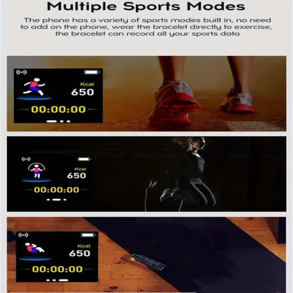 Smart Watch For Women Men Wristwatch Bluetooth Connected Phone Player Music Fitness Sport Bracelet Sleep Monitor Digital Watches - Imagen 3