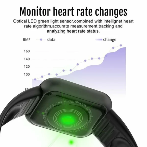 Smart Watch For Women Men Wristwatch Bluetooth Connected Phone Player Music Fitness Sport Bracelet Sleep Monitor Digital Watches - Imagen 12